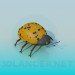 3d model Yellow beetle - preview