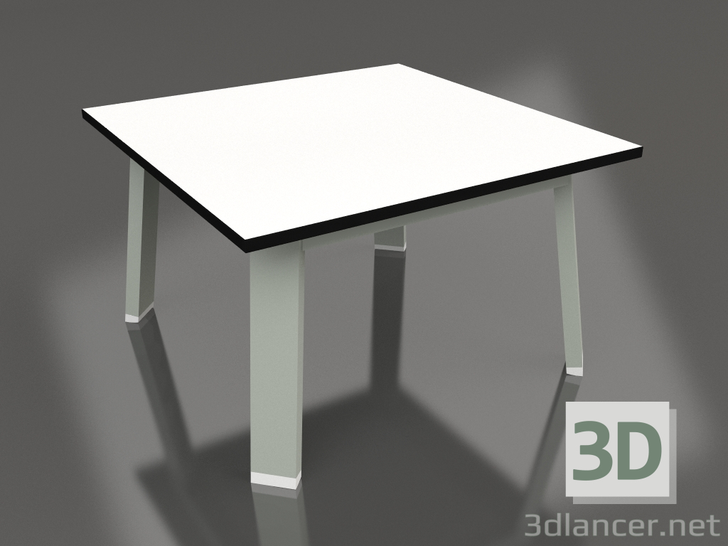 modello 3D Tavolino quadrato (Grigio cemento, Fenolico) - anteprima
