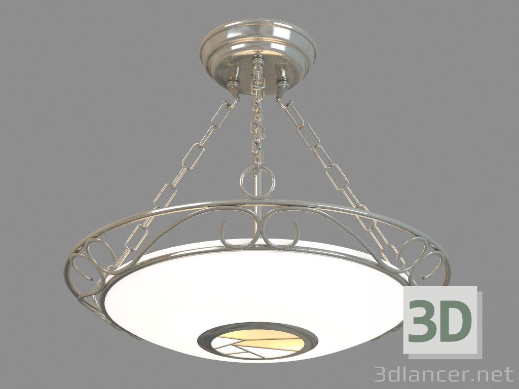 modello 3D Lampada a sospensione A7896LM-2AB - anteprima