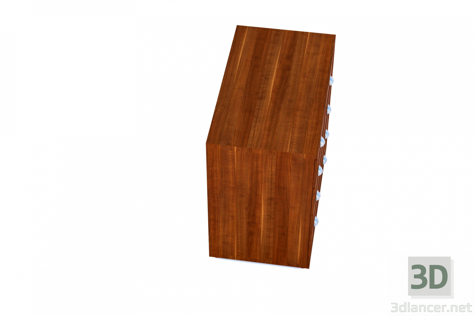 Modelo 3d chest 1960 - preview