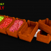 modèle 3D Objet de jeu de plateau en bois 3D -LOW POLY - preview