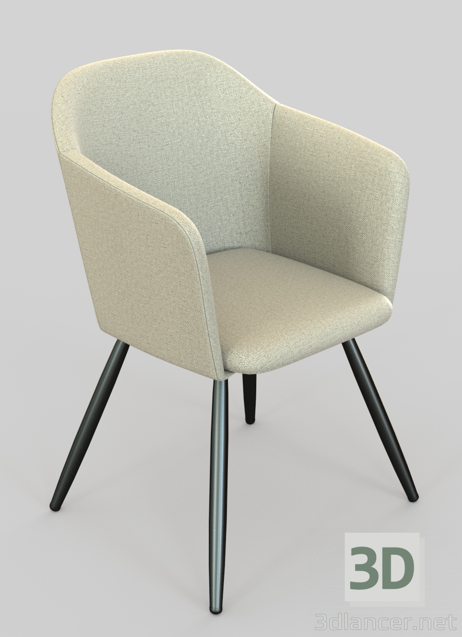 modèle 3D de Chaise de salle à manger Walter (Wolter) acheter - rendu