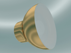 Geçişli duvar lambası (JH11, Ø20cm, H 15.5cm, Altın)