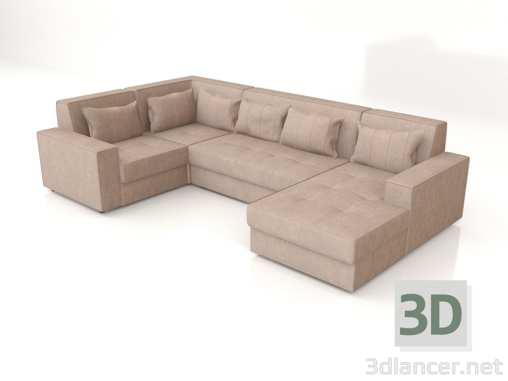 3D Modell Manhattan-Sofa - Vorschau