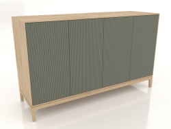Mobile TV FARGO con frontali fresati 1600x500x950 mm (ulivo, rovere schiarito, opzione 3)