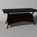 3d model Athens cappuccino table - preview