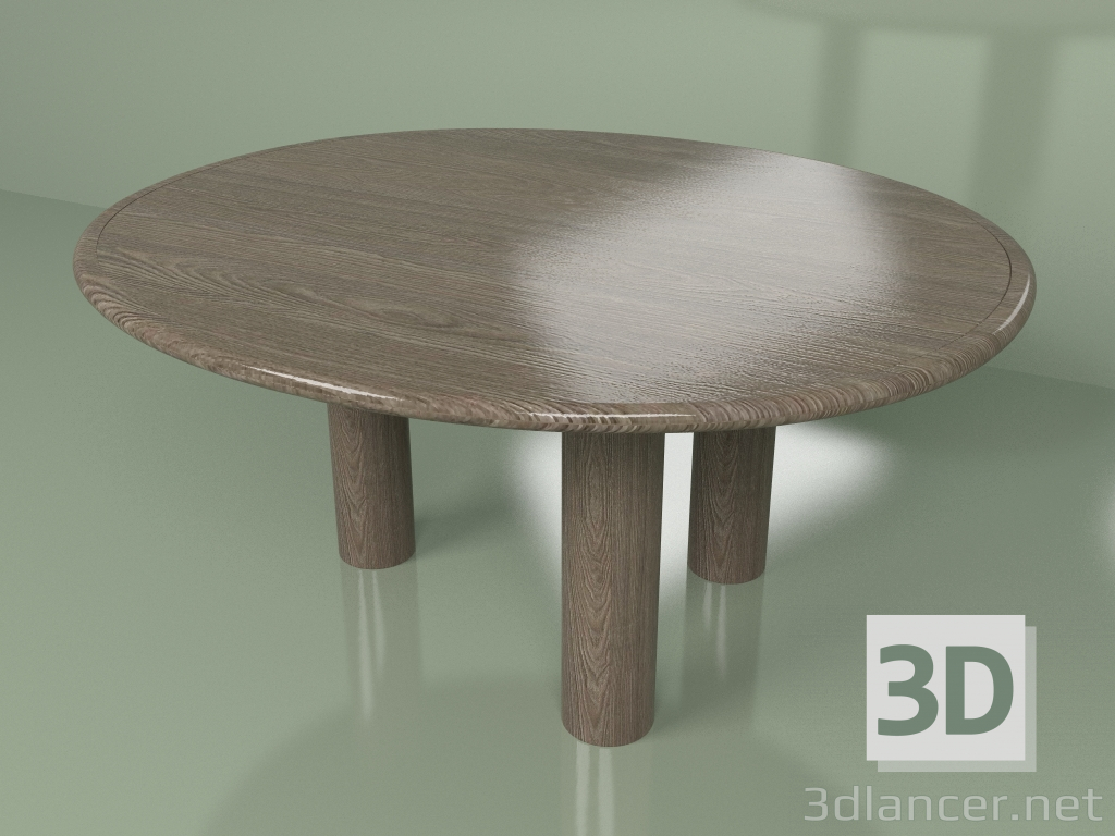3d model Ring dining table (dark) - preview