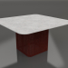 modello 3D Tavolo da pranzo 140 (Rosso vino) - anteprima