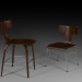 modello 3D Cucina sedia - anteprima
