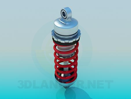 3d model spring - preview