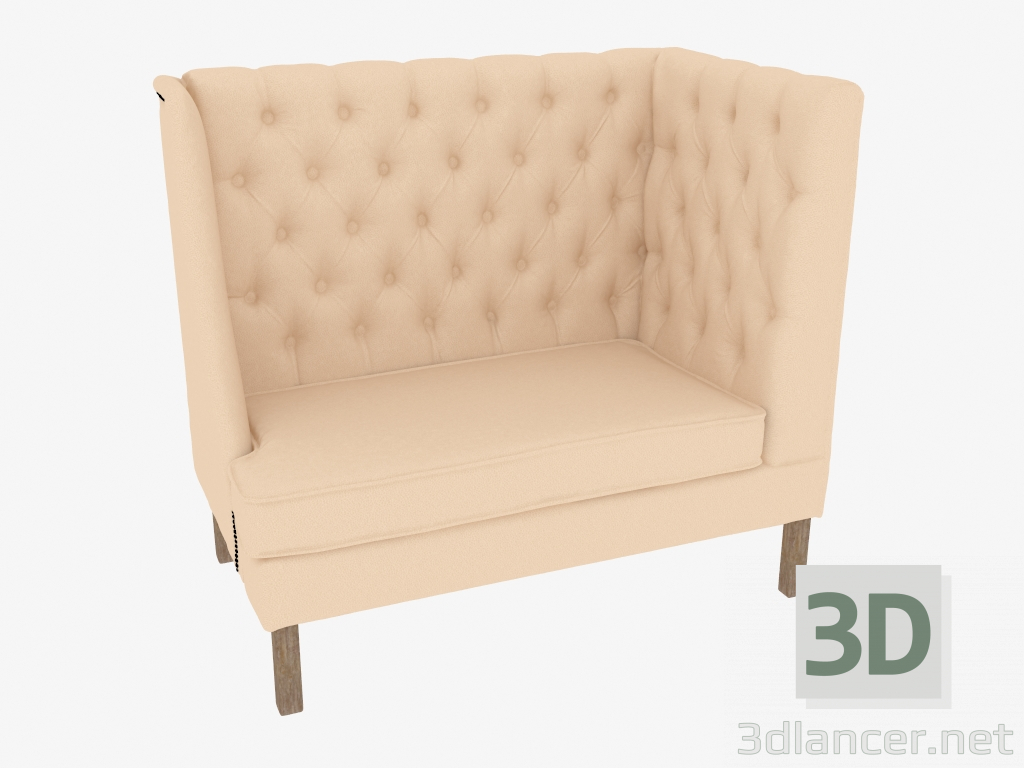 modello 3D Sofa 42 Chute (corner) - anteprima