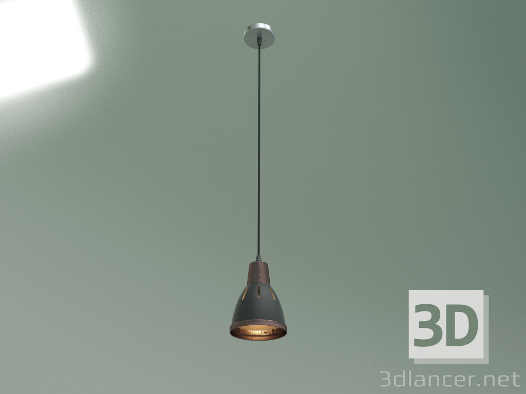 3d model Pendant lamp 50173-1 (black) - preview