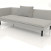3d model End sofa module 219 with an armrest on the left (metal legs) - preview