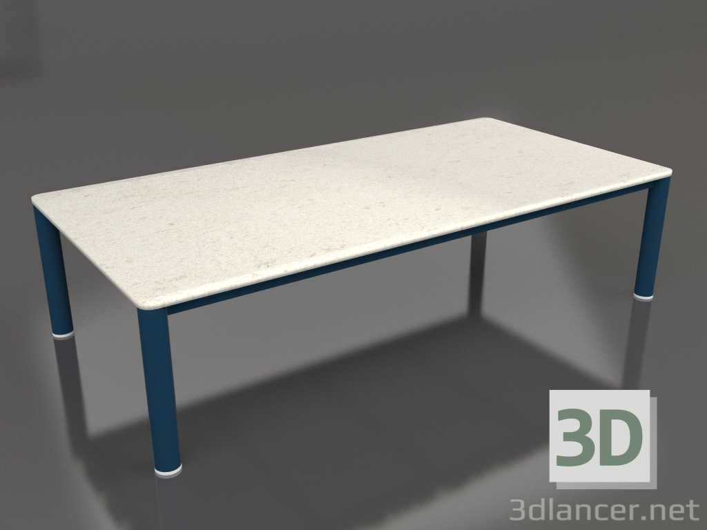 3d model Coffee table 70×140 (Grey blue, DEKTON Danae) - preview