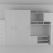 3D modeli Oturma odası için duvar ünitesi - önizleme