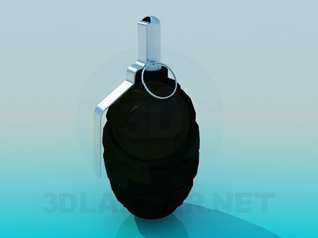 modèle 3D Grenade - preview