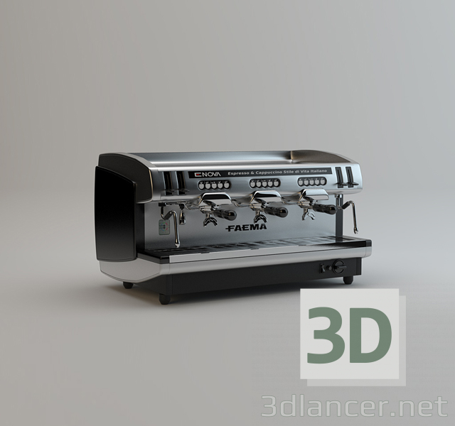 3D Modell Kaffeemaschine ENOVA - Vorschau