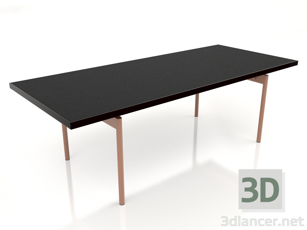 3D modeli Yemek masası (Siyah, DEKTON Domoos) - önizleme