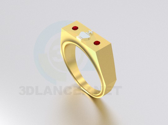 3d model ring - preview