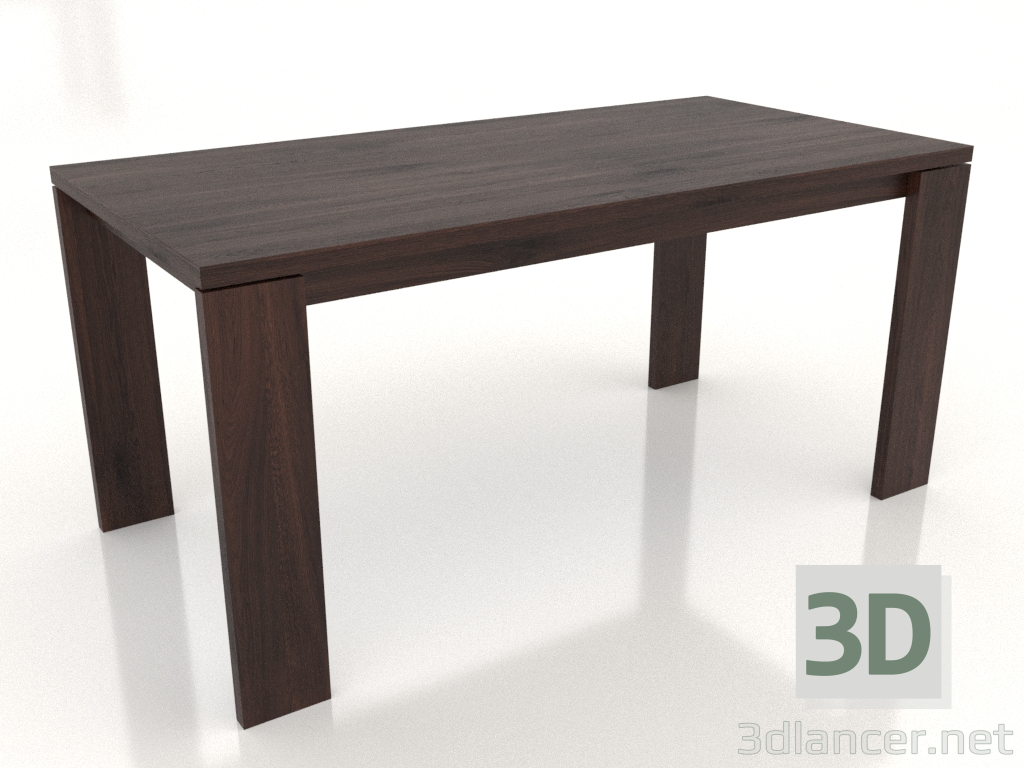 3d model Dining table BLANK 1600x800x750 mm (wenge oak) - preview