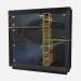 modello 3D Arte di vetrina legna Deco trovatore z02 - anteprima