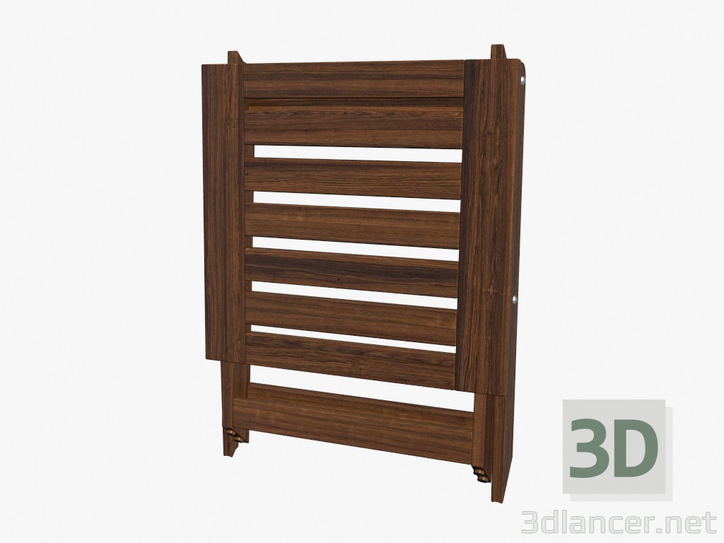 3d model Folded folding stool - preview