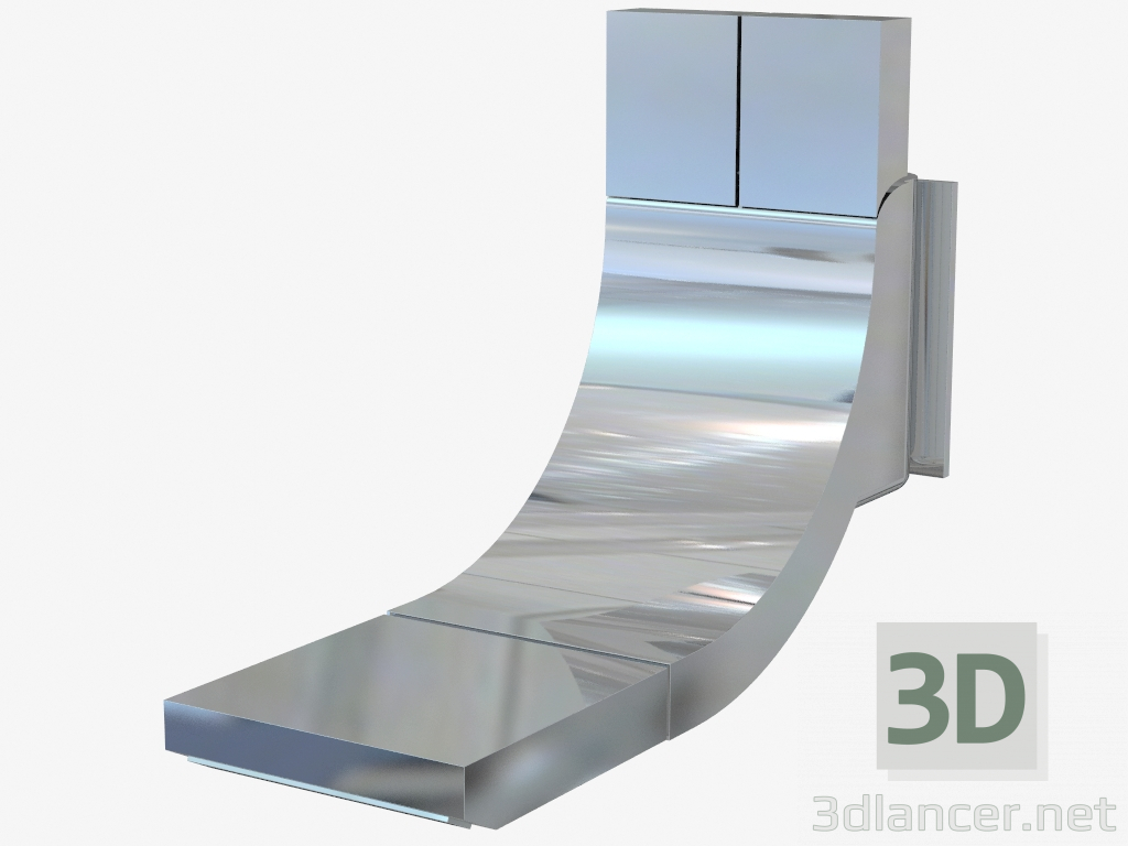 modèle 3D Mitigeur lavabo mural, double commande Si (SI2024U) - preview