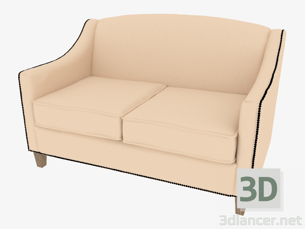 3d model Sofa 52 Rockford (Double) - preview