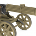 3D Modell Maxim-Maschinengewehr - Vorschau
