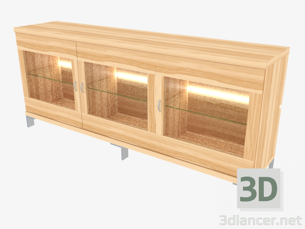 3D modeli Üç bölümlü büfe (150-21-3) - önizleme