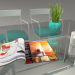 3d model Painted iron and glass dining table by hudviak - preview