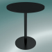 modèle 3D Table à manger Nærvær (NA9, Ø60cm, H74cm, Fenix en stratifié noir) - preview