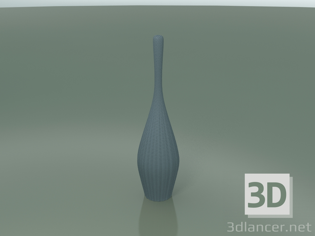 modello 3D Lampada da terra (Bolla S, blu) - anteprima