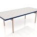 modèle 3D Table à manger (Bleu nuit, DEKTON Kreta) - preview