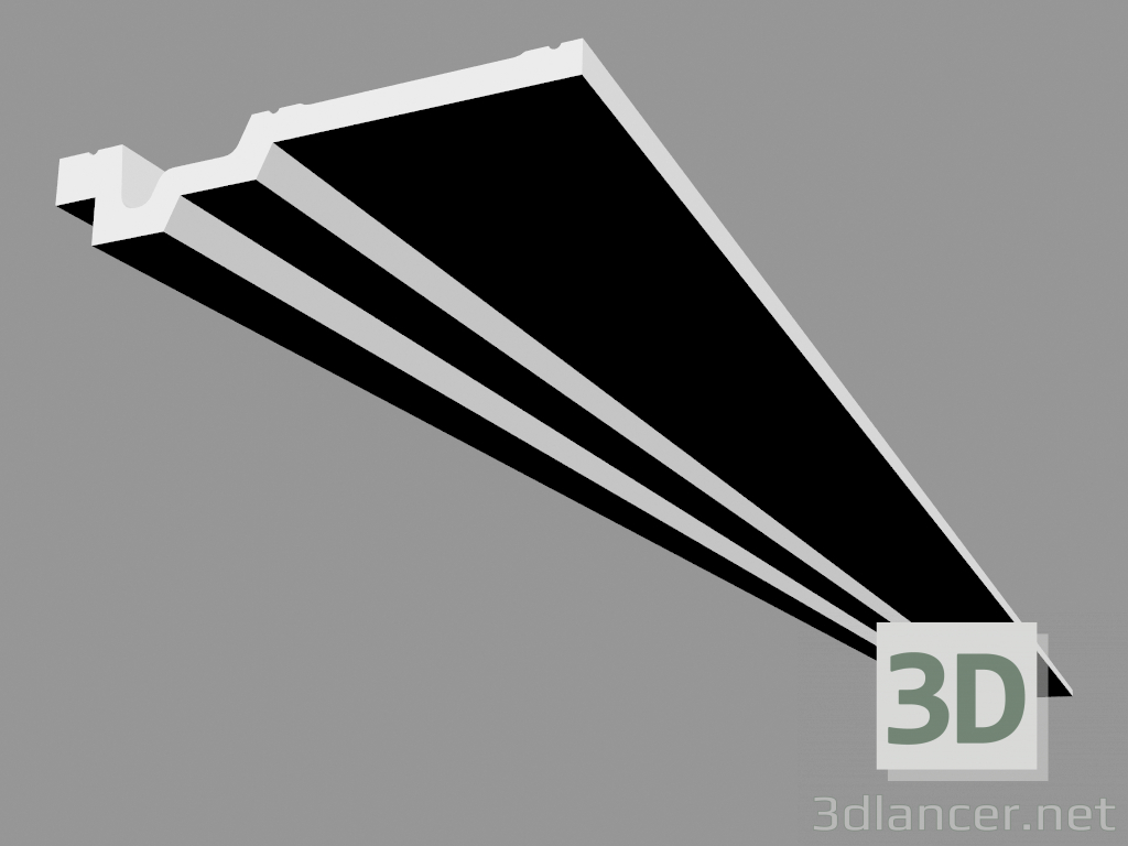 modèle 3D Corniche C353 (200 x 3 x 16,5 cm) - preview