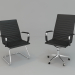 modèle 3D Fauteuil et chaise de bureau - preview