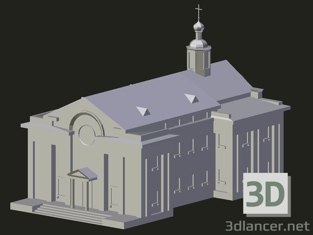 3d model Ryazan. Iglesia de elias - vista previa