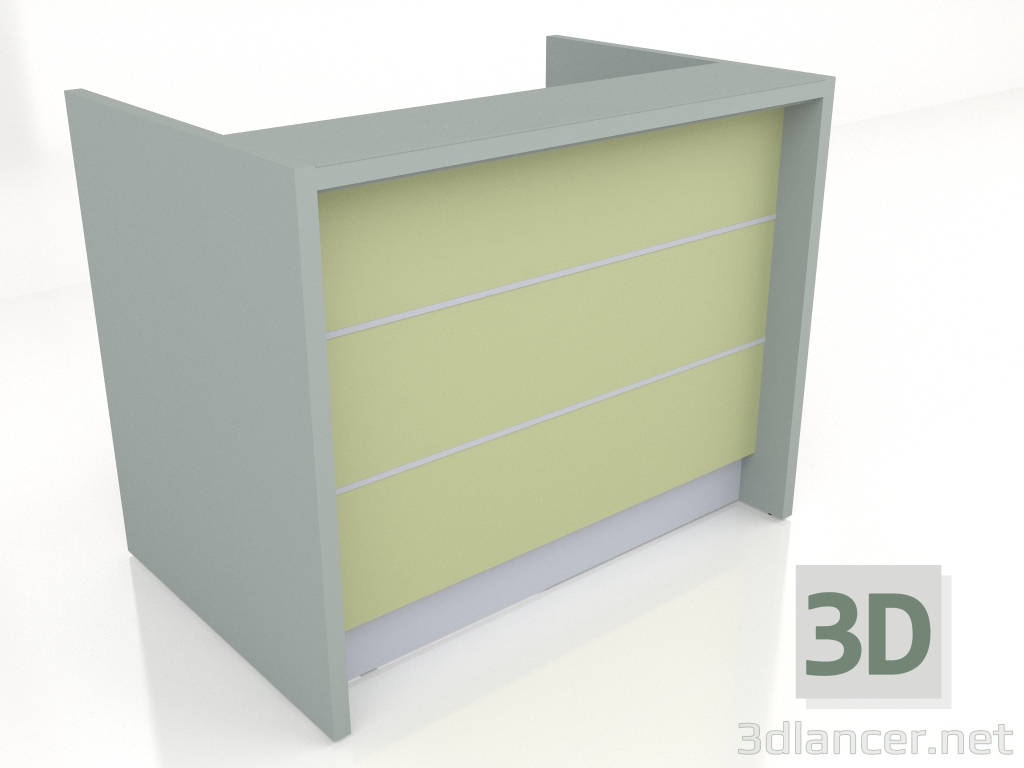 3D modeli Resepsiyon masası Valde LAV75L (1366x917) - önizleme