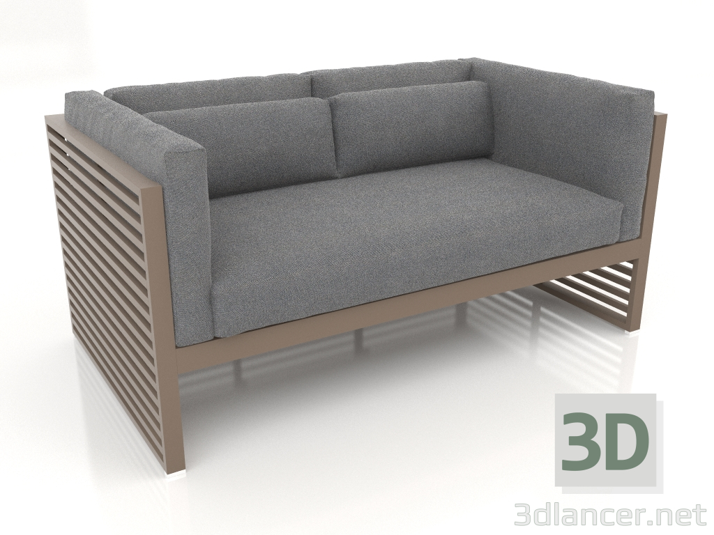 modèle 3D Canapé 2 places (Bronze) - preview