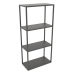 Modelo 3d Rack retangular (METAL, 60x30x128, 4 prateleiras) - preview