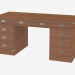 3d model Mesa de escritorio de madera - vista previa