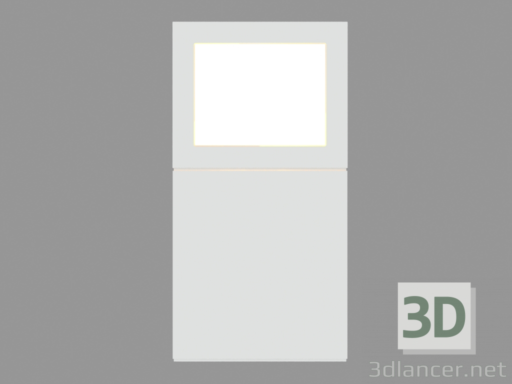 3D modeli Kolon aydınlatması CUBIKS 4 WINDOWS 35 cm (S5335) - önizleme