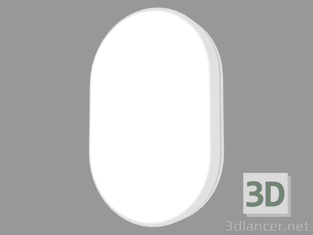 3d model Lámpara de pared MEGAVEDO OVAL CON ANILLO (S6769) - vista previa