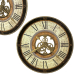 3d Настінний годинник Howard Miller 625-542 Brass Works модель купити - зображення
