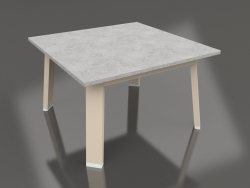 Table d'appoint carrée (Sable, DEKTON)