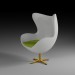 3d model Egg chair - preview