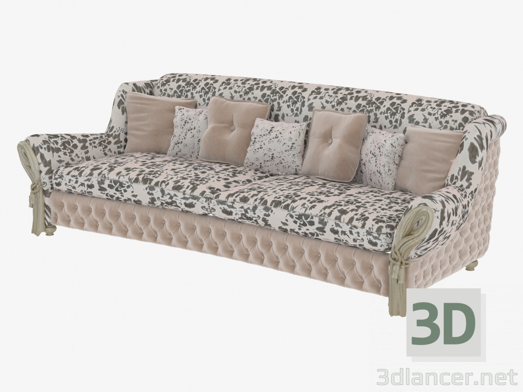 3D modeli Üç kişilik kanepeler - önizleme