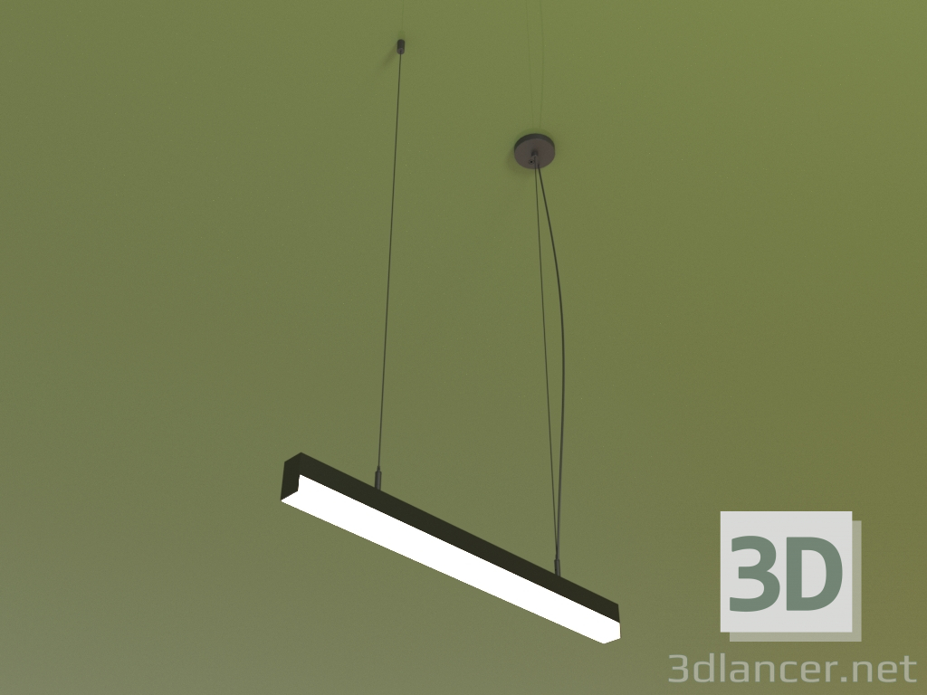 modello 3D Corpo illuminante LINEAR P4326 (500 mm) - anteprima