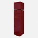 3d model Red Cabinet Art Deco Young Z04 - preview