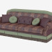 3d model Triple sofas - preview